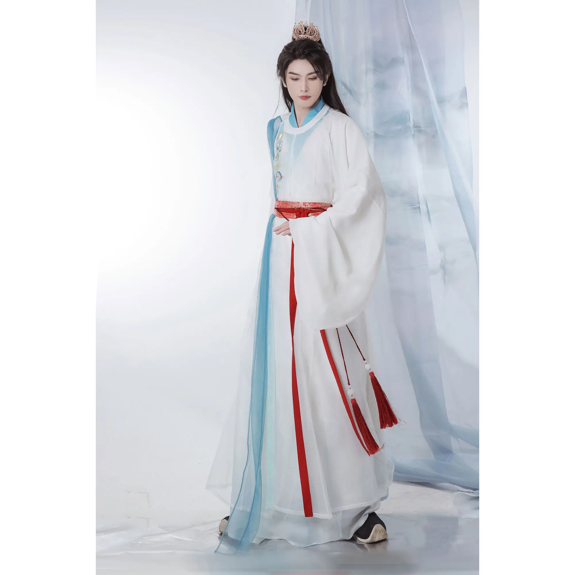 Till The End Of The Moon Luo Yunxi Tan Taijin Ming Ye Cosplay Costume Cosplay Dress Suit Men Hanfu Halloween Party Costumes