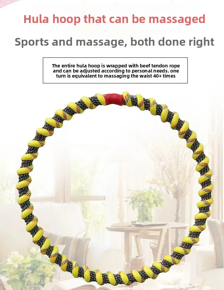 Oxford Rope Adult Exercise Hoop for Waist Tightening Women Home Fitness Sport Hoop Slim Shaping Weight Loss Workout