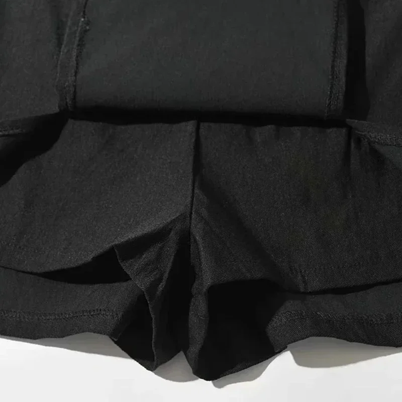 NEW Sexy Split Shorts Skirt Women's Office Ladies Suit Skirt Summer New Black Mini A-line Pants Skirt High Waist Wide Leg Shorts