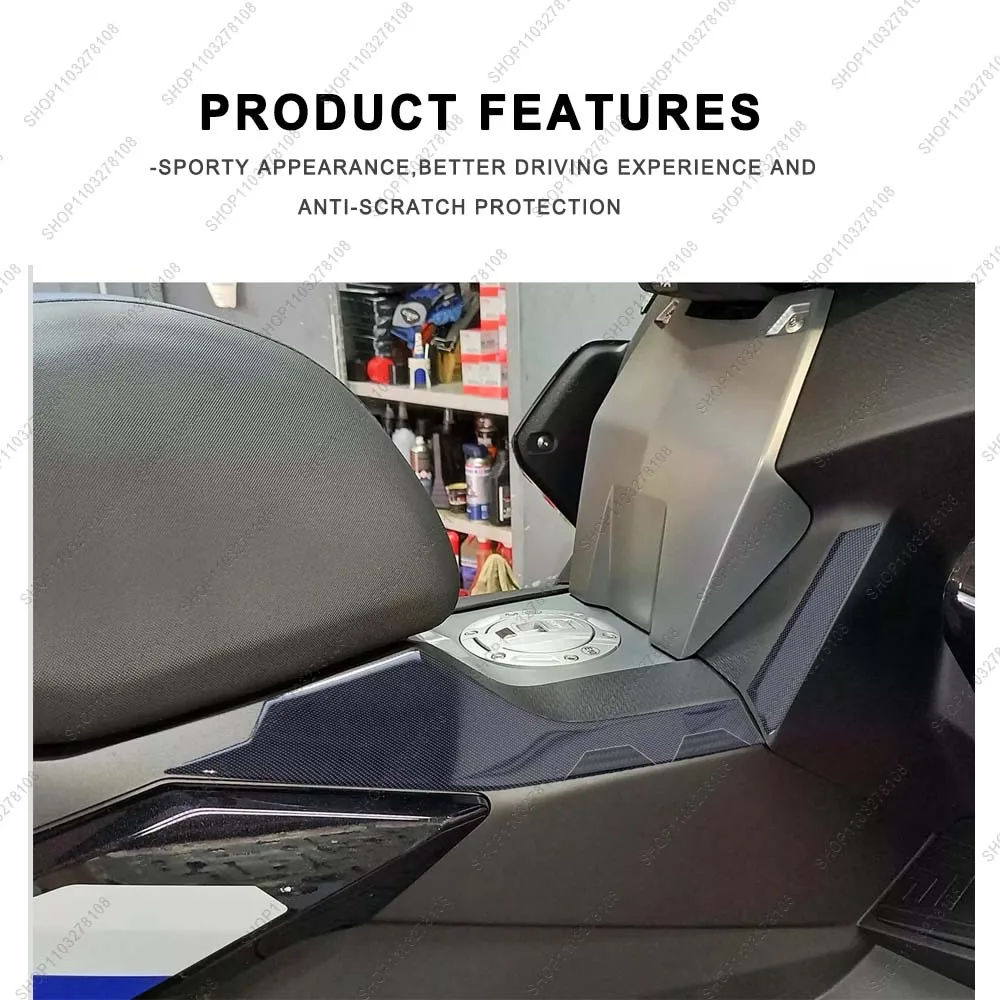 For BMW C400X 2023 2021 Motorcycle Anti slip Tank Pad Side Traction Pads Protector Sticker 3D Resin Stickers kit