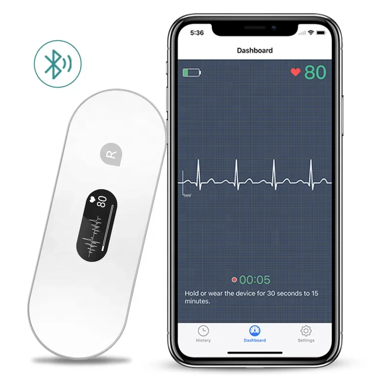 LEPU Cardiac Wireless 7 Day 24 H Ecg Machine 24 Hour Heart Monitor Test Holter Ecg With Analysis