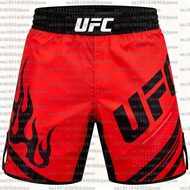 UFC الملاكمة القتال السراويل 2025 جديد الرجال النساء تنفس التجفيف السريع المتضخم التدريب السراويل الشارع موضة كول الرياضة السراويل