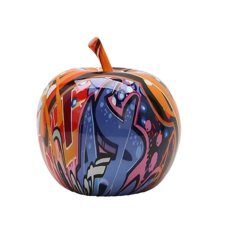 Color creative fruit resin handicraft ornament office living room desktop soft home decoration