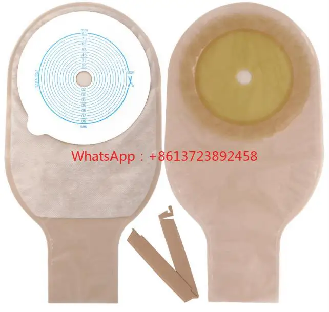 

Medical Two Piece Reusable Ostomy Bag Hollister Sterilized 60mm 70mm Stoma Bag Colostomy