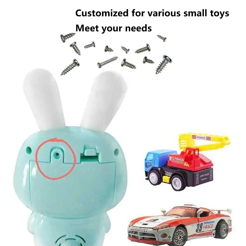 Self tapping pointed tail small instrument accessories, electronic airplane toys, mixed packaging screws