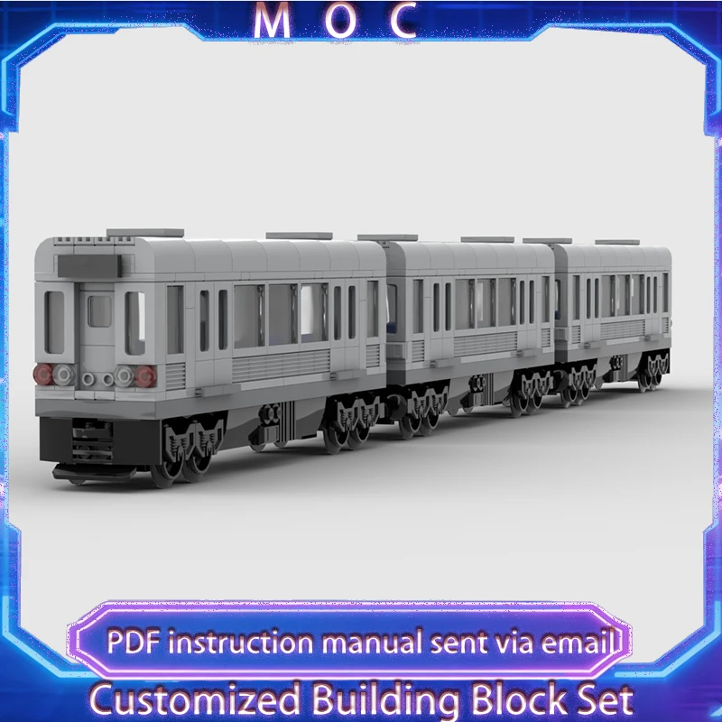 

963 детали: Набор для сборки модели поезда метро, инженерного погрузчика, трактора и прицепа. Технологичные строительные блоки. Креативные детские игрушки и подарки.