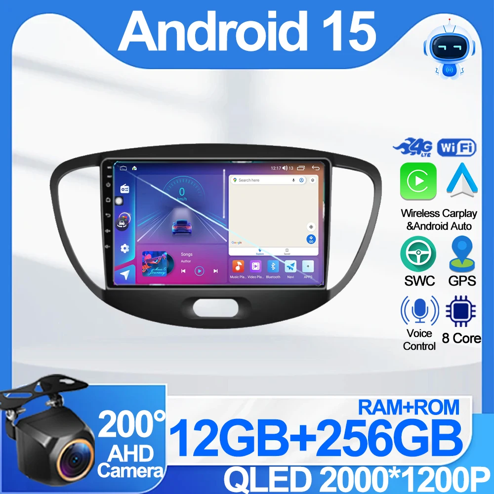 ΠΠ²ΡΠΎΠΌΠΎΠ±ΠΈΠ»ΡΠ½ΡΠΉ ΡΠ°Π΄ΠΈΠΎΠΏΡΠΈΠ΅ΠΌΠ½ΠΈΠΊ 2 Din Android 15 Π΄Π»Ρ Hyundai I10 2007-2013, ΠΌΡΠ»ΡΡΠΈΠΌΠ΅Π΄ΠΈΠΉΠ½ΡΠΉ ΠΏΠ»Π΅Π΅Ρ, ΡΡΠ΅ΡΠ΅ΠΎ GPS-Π½Π°Π²ΠΈΠ³Π°ΡΠΈΡ, Π±Π΅ΡΠΏΡΠΎΠ²ΠΎΠ΄Π½ΠΎΠΉ Carplay, Π°Π²ΡΠΎ Π³ΠΎΠ»ΠΎΠ²Π½ΠΎΠ΅ ΡΡΡΡΠΎΠΉΡΡΠ²ΠΎ, DVD ΠΠ²ΡΠΎΠΌΠΎΠ±ΠΈΠ»ΡΠ½ΡΠΉ ΡΠ°Π΄ΠΈΠΎΠΏΡΠΈΠ΅ΠΌΠ½ΠΈΠΊ 2 Din Android 15 Π΄Π»Ρ Hyundai I10 2007-2013, ΠΌΡΠ»ΡΡΠΈΠΌΠ΅Π΄ΠΈΠΉΠ½ΡΠΉ ΠΏΠ»Π΅Π΅Ρ, ΡΡΠ΅ΡΠ΅ΠΎ GPS-Π½Π°Π²ΠΈΠ³Π°ΡΠΈΡ, Π±Π΅ΡΠΏΡΠΎΠ²ΠΎΠ΄Π½ΠΎΠΉ Carplay, Π°Π²ΡΠΎ Π³ΠΎΠ»ΠΎΠ²Π½ΠΎΠ΅ ΡΡΡΡΠΎΠΉΡΡΠ²ΠΎ, DVD