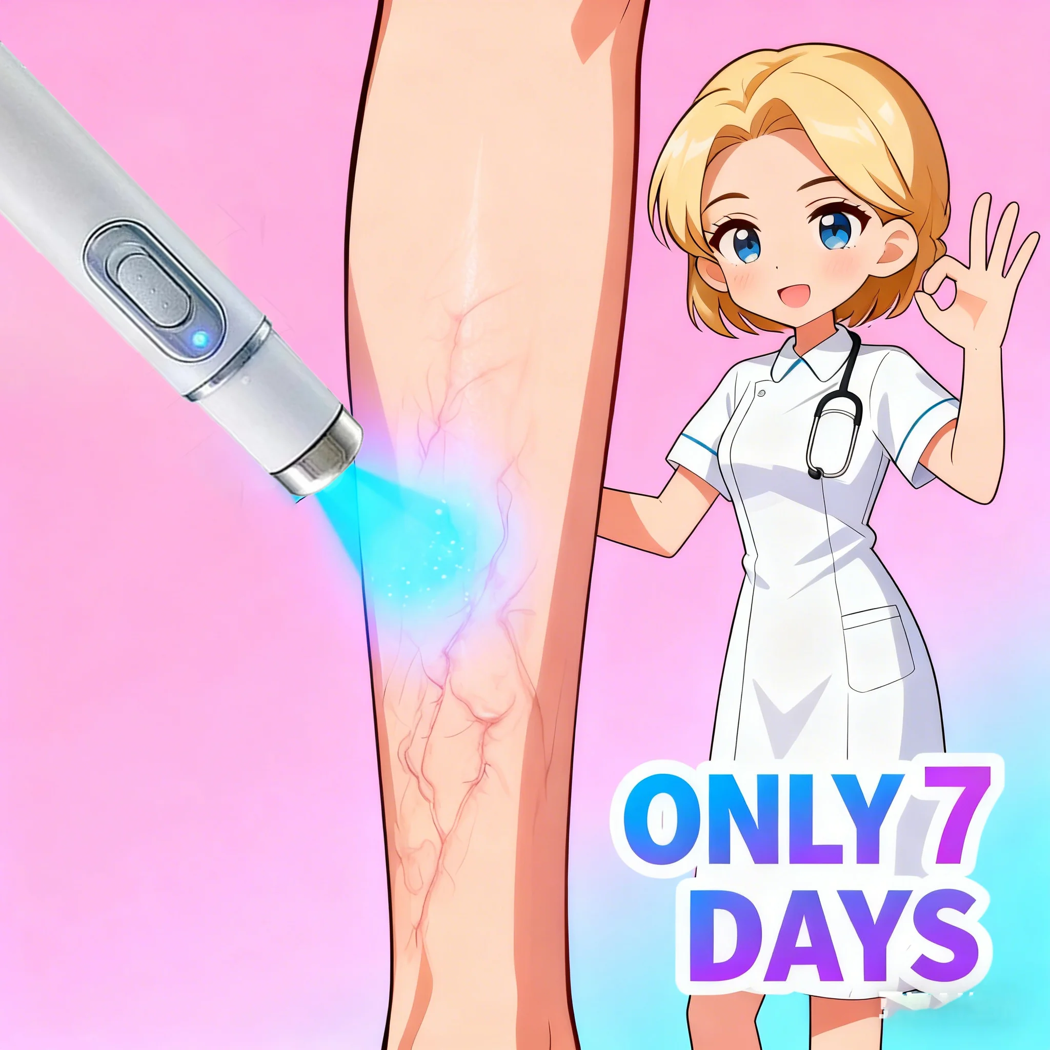 

2025 Upgraded Version of The Second Generation Tool Blue Light Laser Repair Varicose Veins