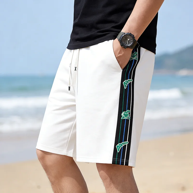

Summer casual shorts men's board shorts loose breathable loose beach shorts comfortable fitness basketball sports shorts