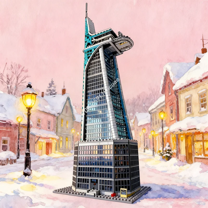 

10744 шт. MOC Мстители башня модифицированная сборка супергерои модель строительные блоки строительные рождественские подарки игрушки творческая идея