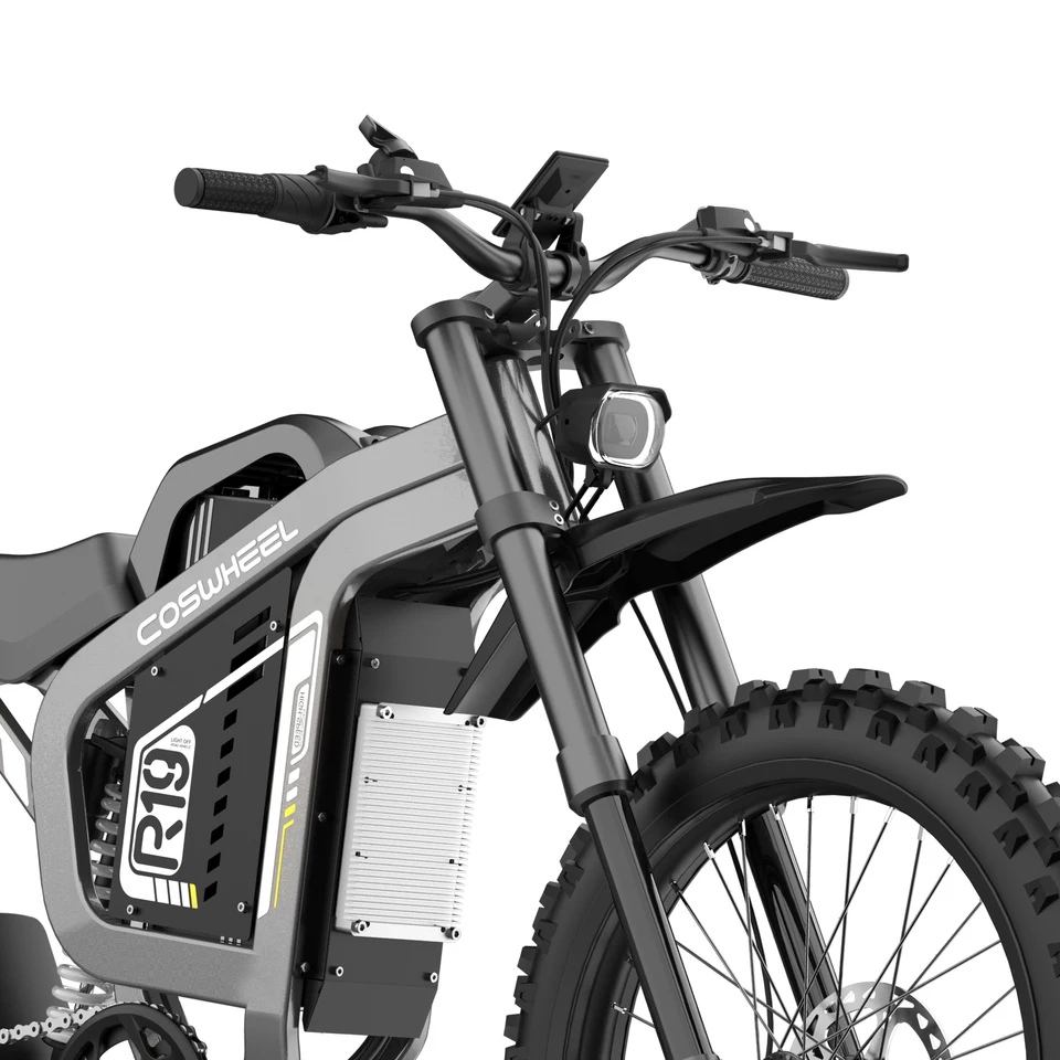 Coswheel R19 adult E-bike 3000W Motor 72V 40Ah battery commute Electric Bike,19-inch Tire E-Mountain bike image 5