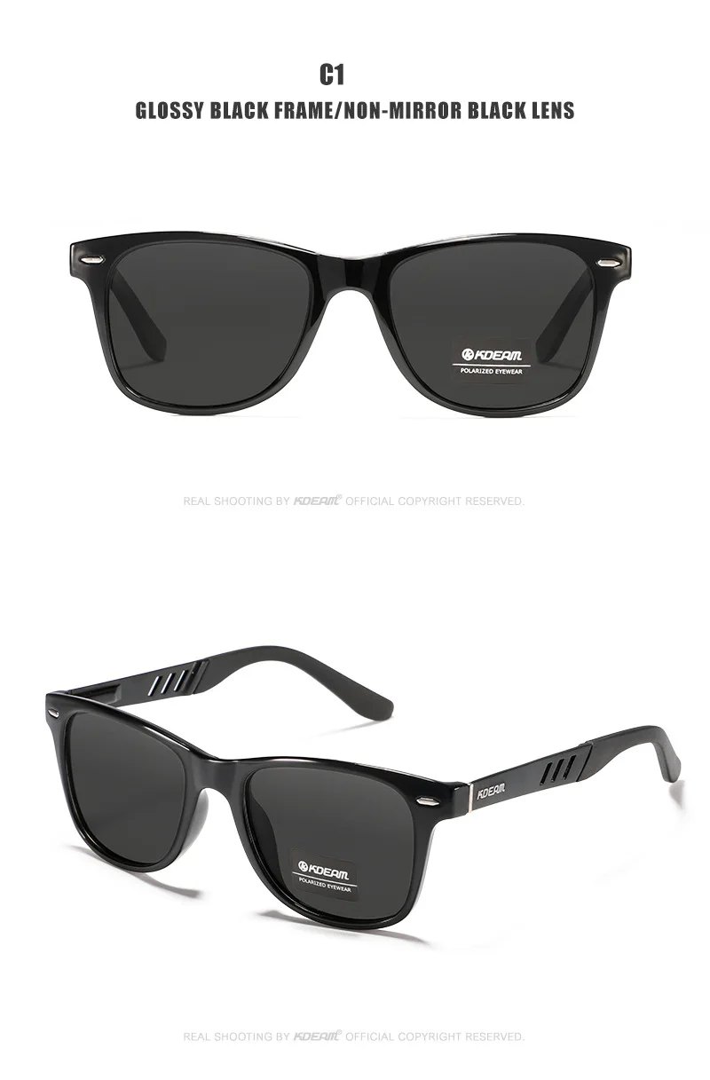 KDEAM Aluminium Magnesium Polarisierte Myopie Sonnenbrille Männer Frauen Fahren Brillen Outdoor Casual UV400 -0,50 bis -6,00 – Detail 9