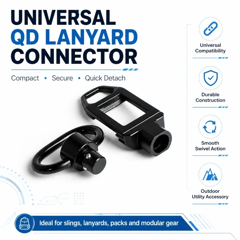 Quick Separate QD Swivel SI IS Strap Buckle Rail Hanger Finger Buckle Soft Blaster Model Lanyard Fix Fittings