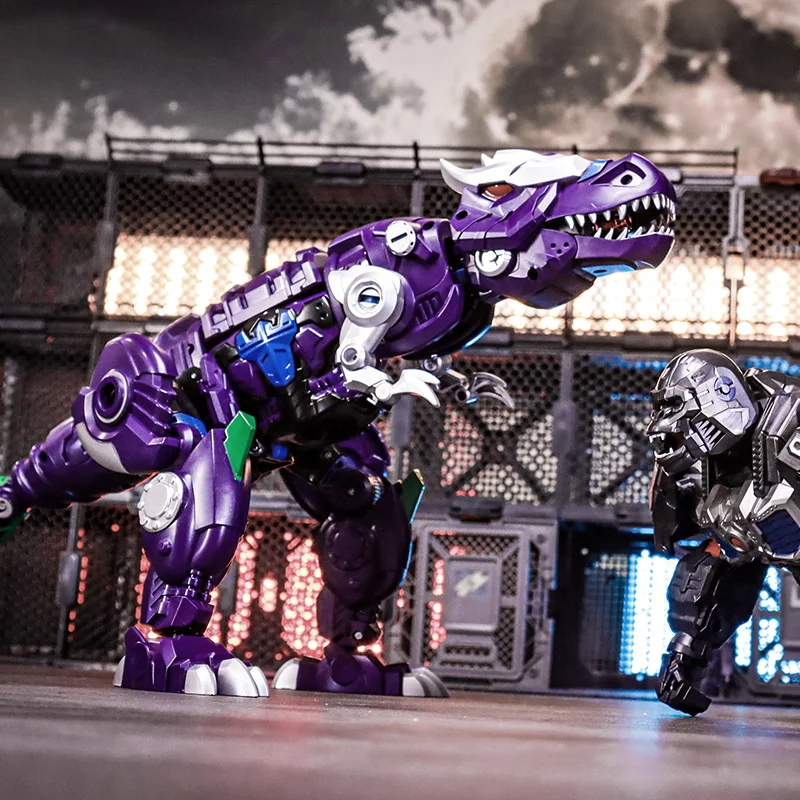 Trasformazione Beast Wars Apelinq Rhinox Rhino Cheetor Galvatron Megotroun Figura