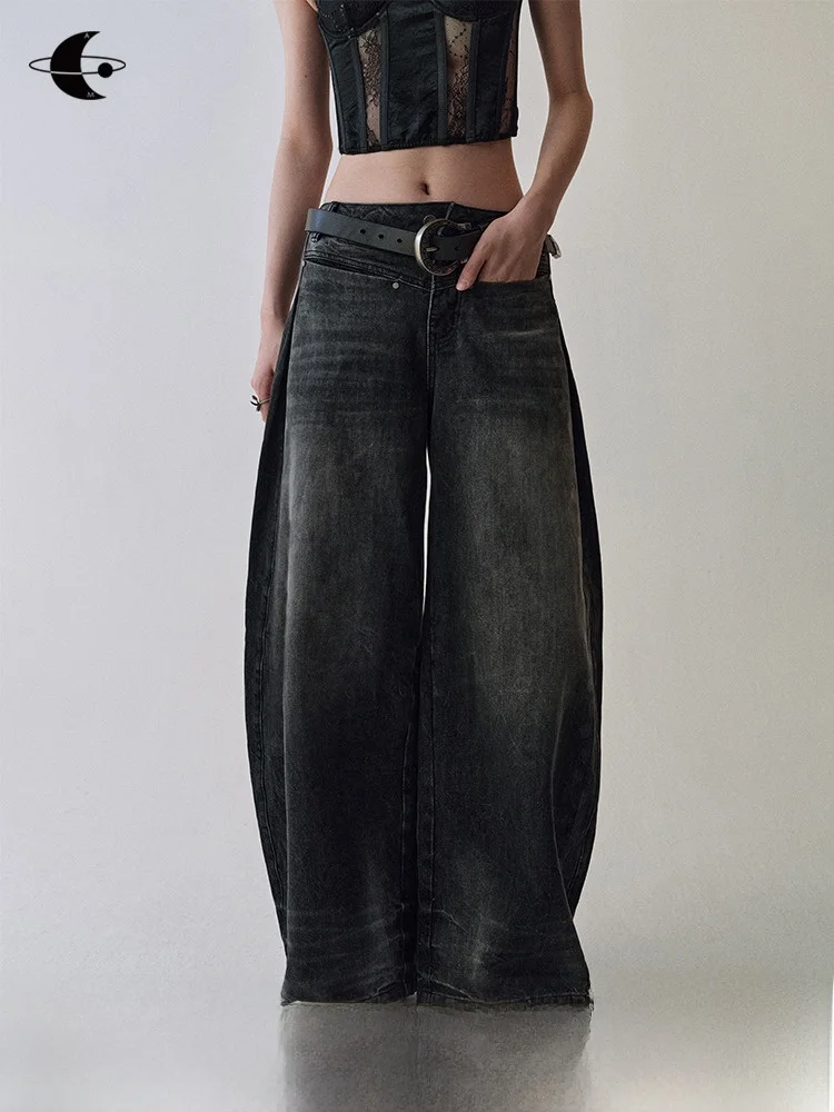 

Джинсы Genesis adient Wa с прямыми штанинами, женские тяжелые джинсовые джинсы с высокой талией, свободный крой, нейтральный крой