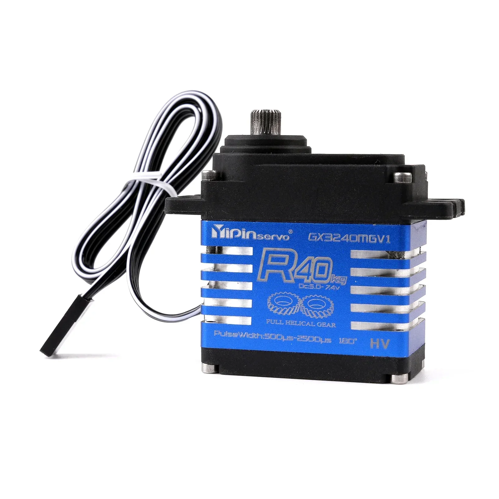 4PCS YP3240SMG 40KG High Torque Digital Servo 180 270 360 Degree IP68 Waterproof Steering Servo Motor for RC Crawler Car DIY