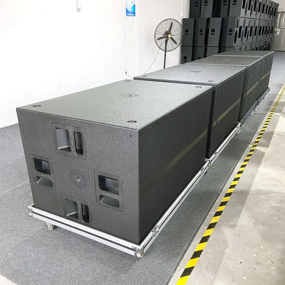 

2025 Hot Selling High Power 2*21 Inch Active Subwoofer Speaker Sub 9007-AS Outdoor Concert Sound System For Stage