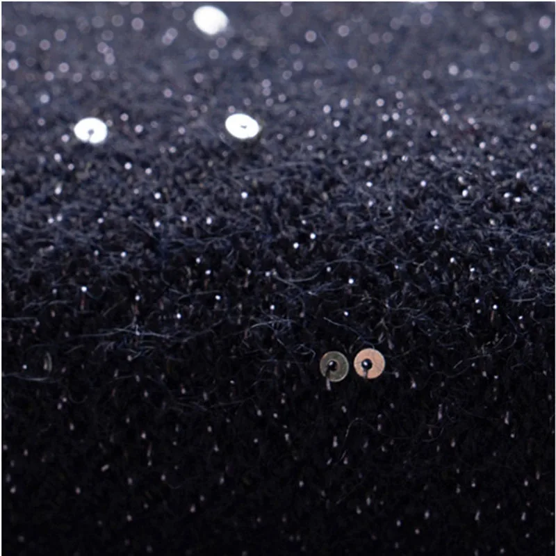 เสื้อคลุมสั้นผู้หญิง ฤดูใบไม้ผลิ ฤดูใบไม้ร่วง 2026 เสื้อคาร์ดิแกนถักไหมพรมแบบใหม่ ดีไซน์สวยงาม ประดับเลื่อม แขนยาว แบบคลุมไหล่ เสื้อคลุมตัวนอก