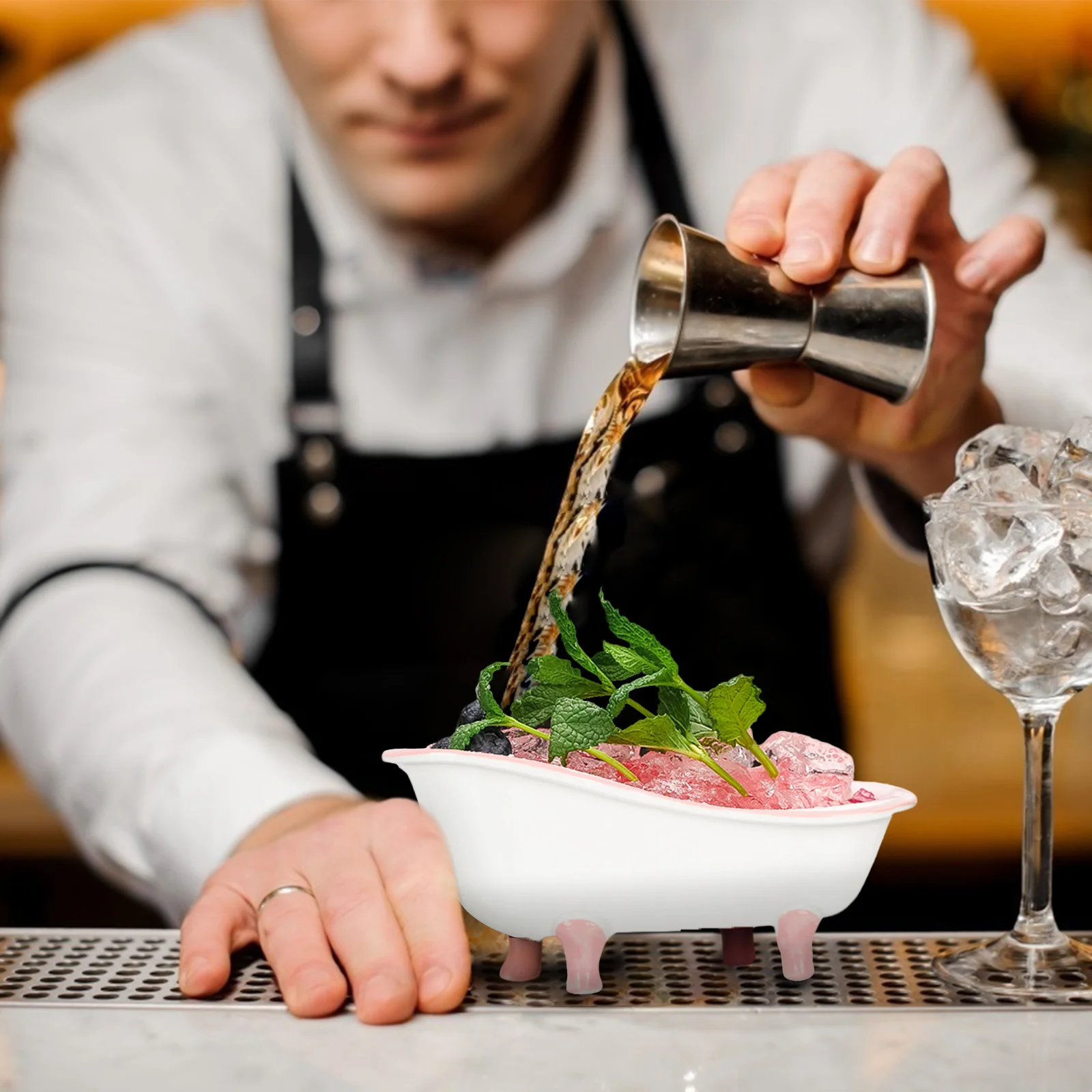 

Керамическая миска для ванны, надежная многофункциональная миска для мороженого, десерта, фруктовый пудинг, бытовой аксессуар, аксессуар для пудинга