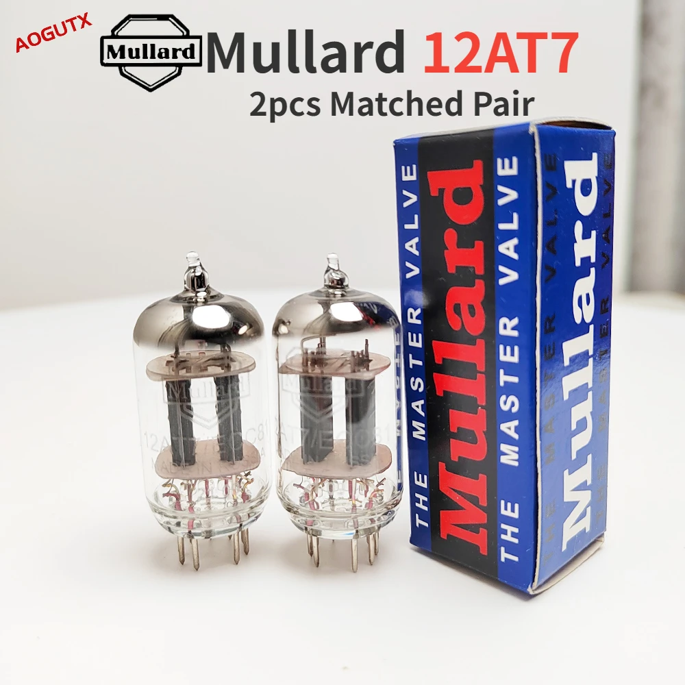 AogutxMullard-Mise à niveau de tubes à vide, 12AT7, ECC81, B739, 6201, 6J8P, 6SJ7, EF86, HIFI Audio Valve, Amplificateur à tubes électroniques, Façades assorties, DIY