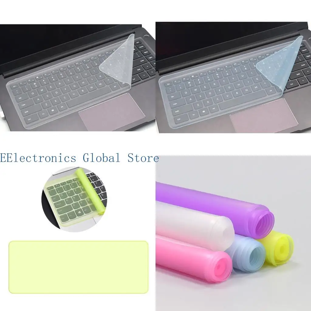 

462B Keyboard Cover Skin Protector for 12"-14" 15''-17'' Laptop Notebook Silicone