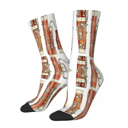 The Bassoon Socks Harajuku Super Soft Stockings All Season Long Socks Accessories for Unisex Gifts