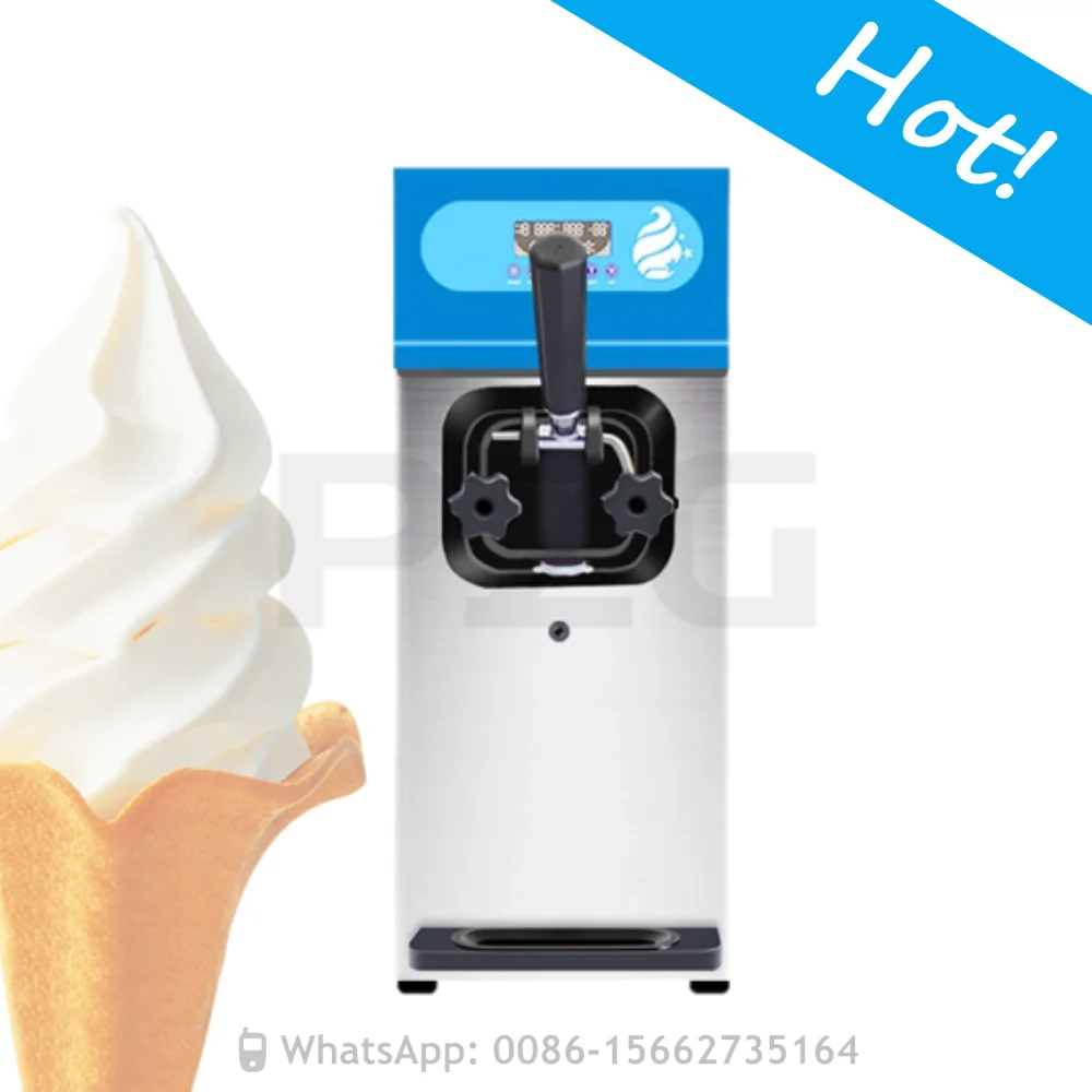 18-20L/H Commercial Single Flavor Food Grade Stainless Steel Soft Ice Cream Making Machine