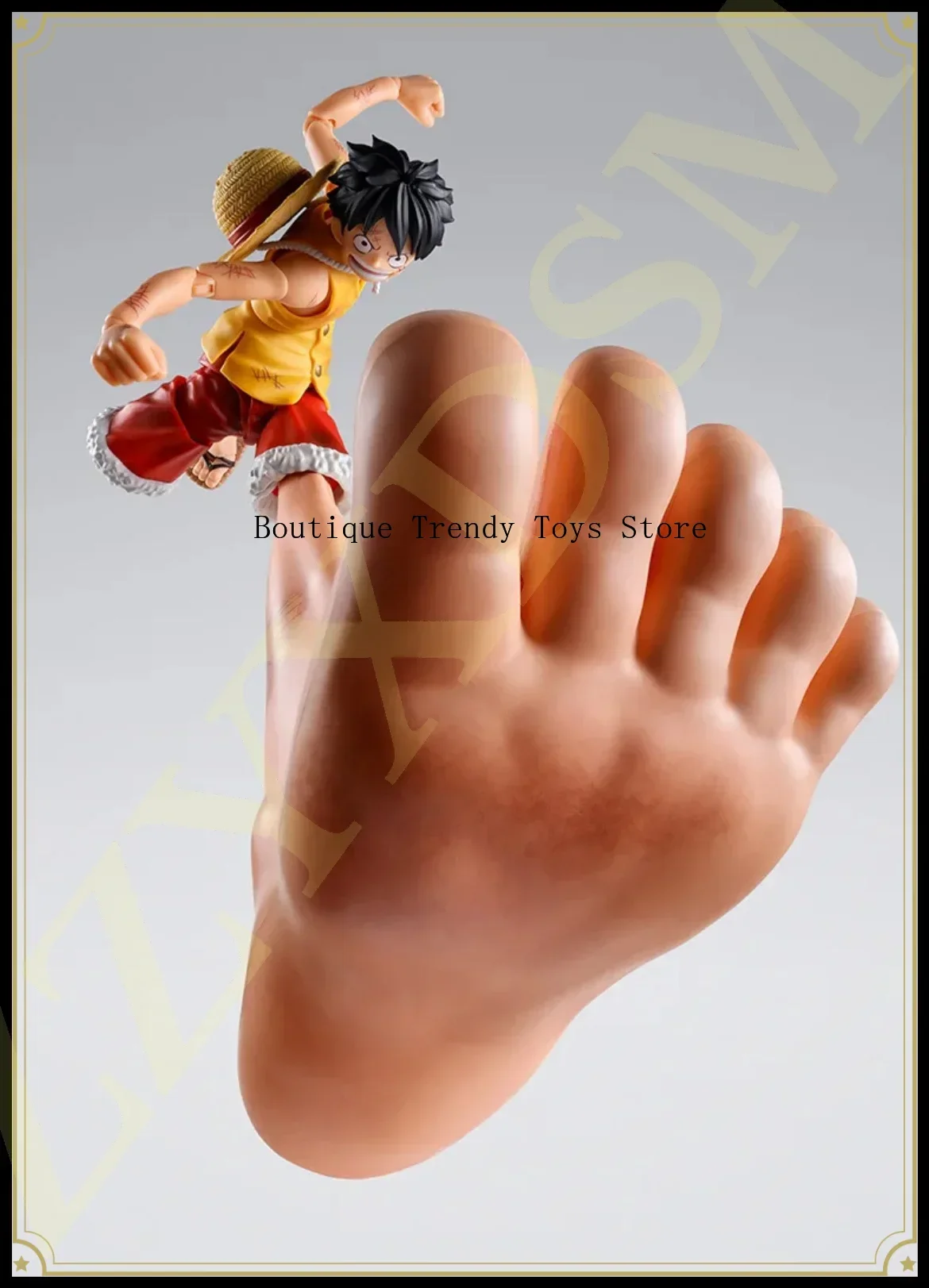 Bandai S.H.Figuarts One Piece Sir Crocodile Marineford Summit War Luffy Gear 3 Option Parts Set SHF Action Figure Model Toy