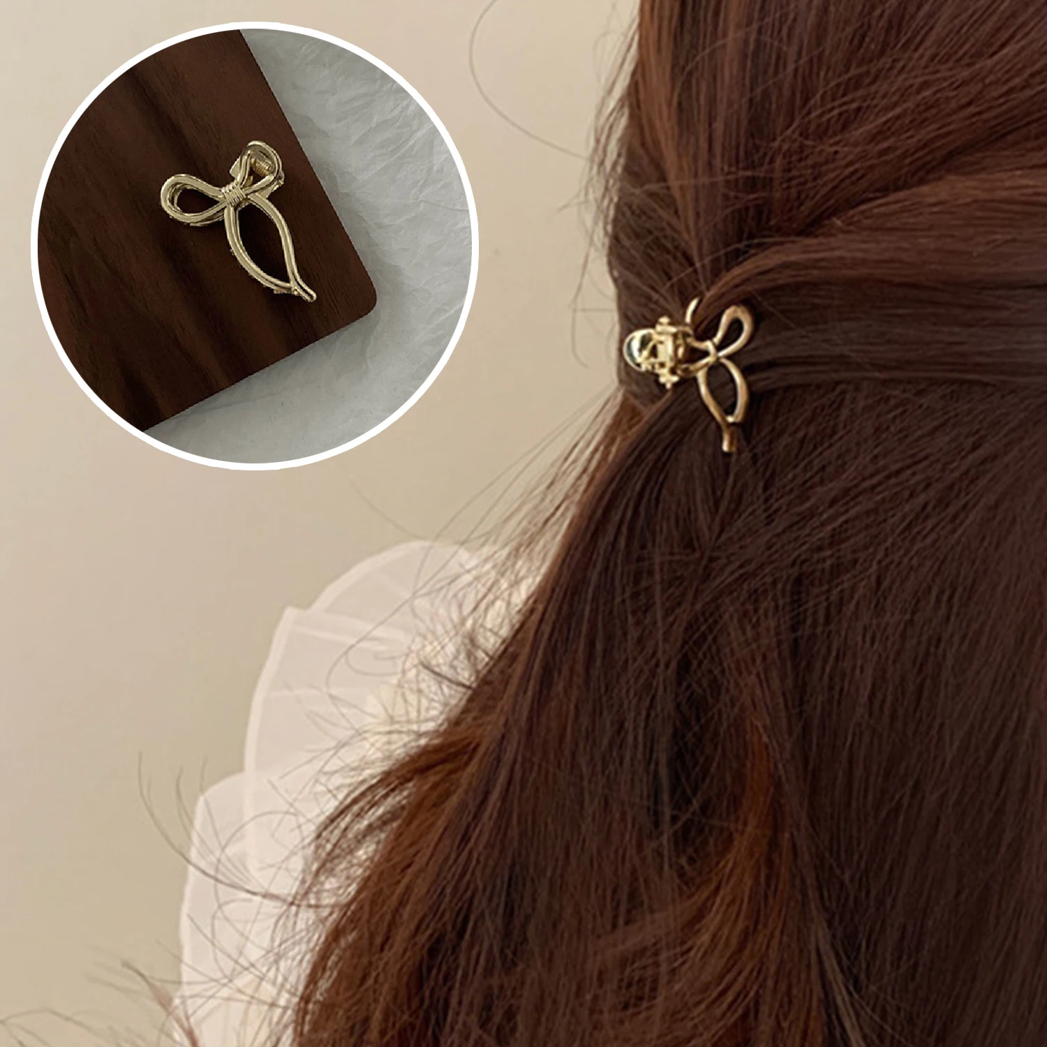 Pinza pequeña para el pelo para mujer, accesorio para el cabello de Metal sólido, Mini flequillo, cangrejo, a la moda, novedad