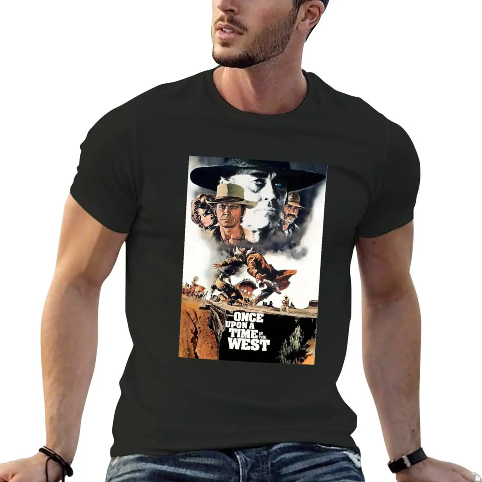 

New Once Upon a Time in the West T-Shirt tops custom t shirt custom t shirts T-shirts for men cotton