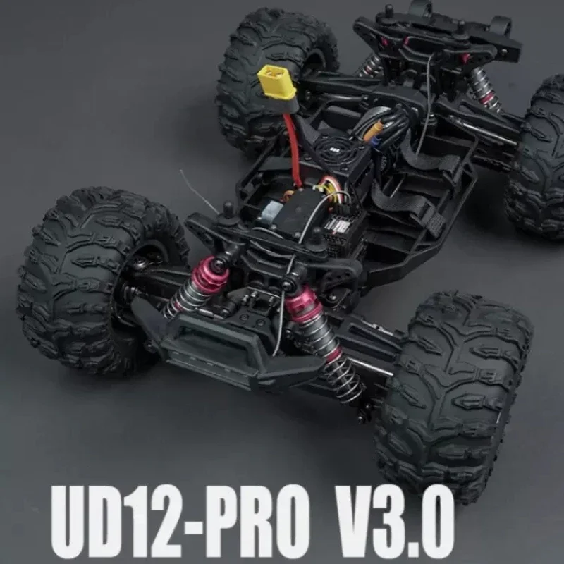 UDIR/C UD1201 UD1202 Pro 1/12 RC Car 70KM/H High-speed Brushless Off-road Climbing Vehicle Buggy Monster Truck LED Lights Toy