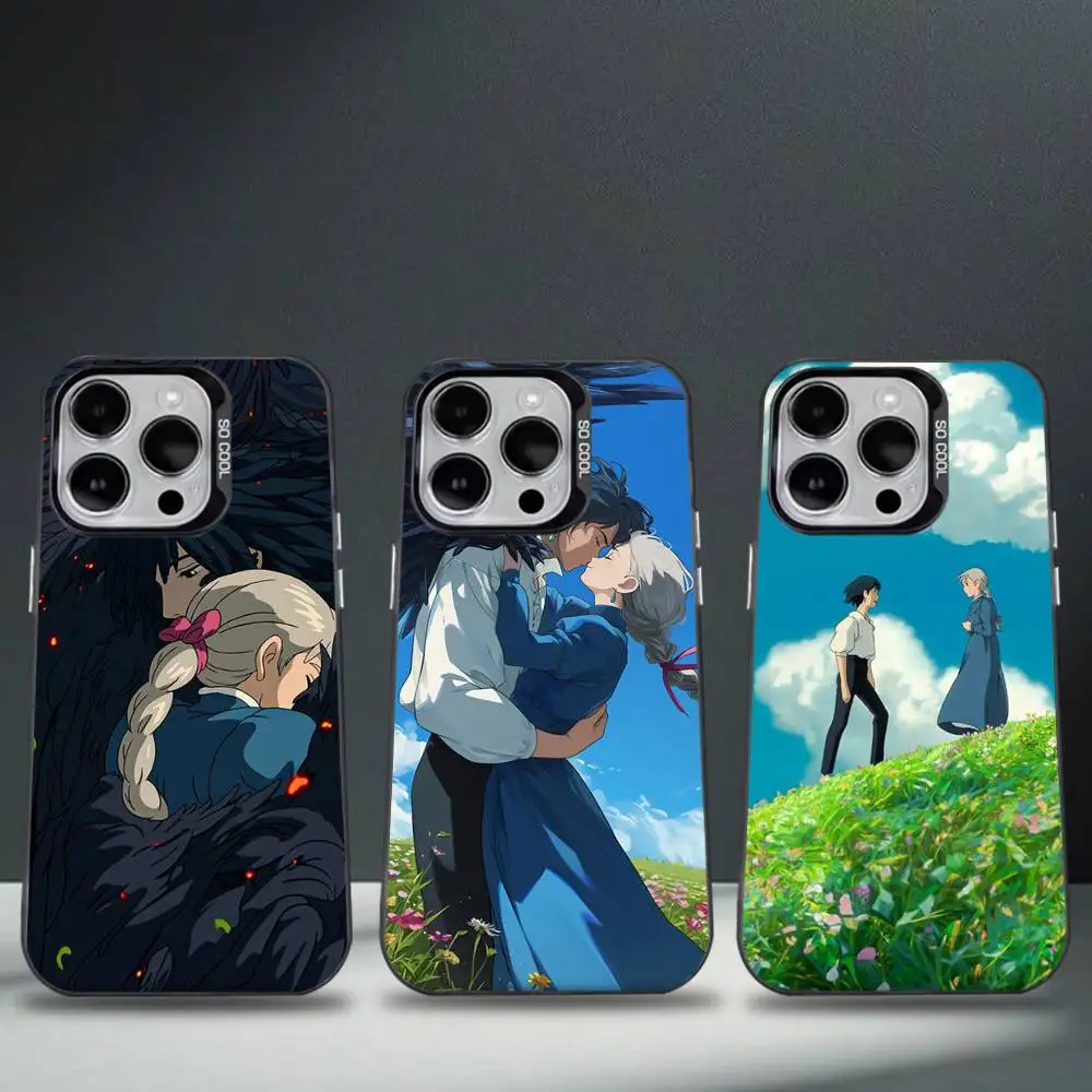 حافظة هاتف H-Howl Anime s-Sophie لهاتف iPhone 17,16,15,14,13,12,11,Pro,Max,Plus,E,Air,غطاء بلاستيكي صغير