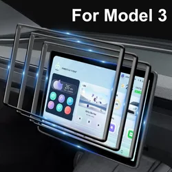 Nuovo per Tesla Model 3 Highland 2024 Model Y cornice protettiva per schermo in Silicone Display Edge Protector accessori per il controllo centrale