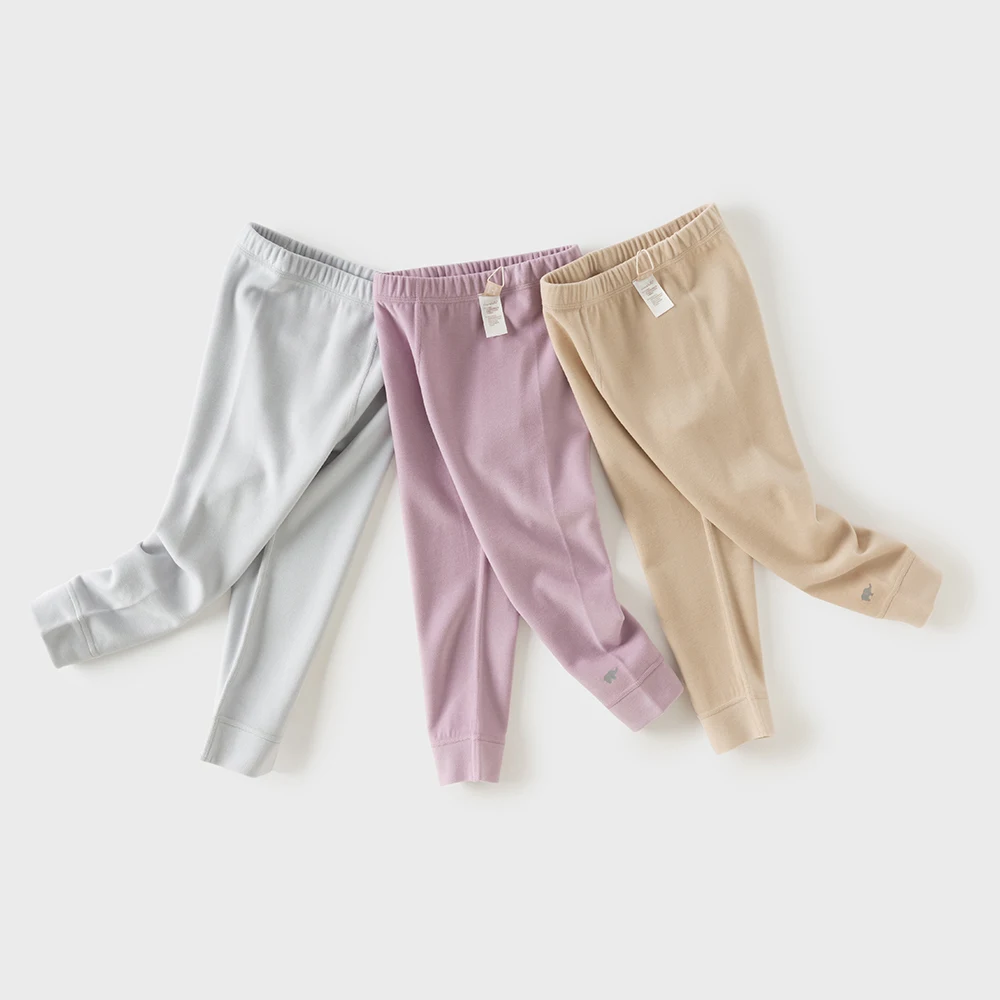 Dave Bella Children's Thermal Underwear Baby Winter Clothes For Boys Girl 3- to 4-year-old Autumn Bottom Leggings Pant DB4264104