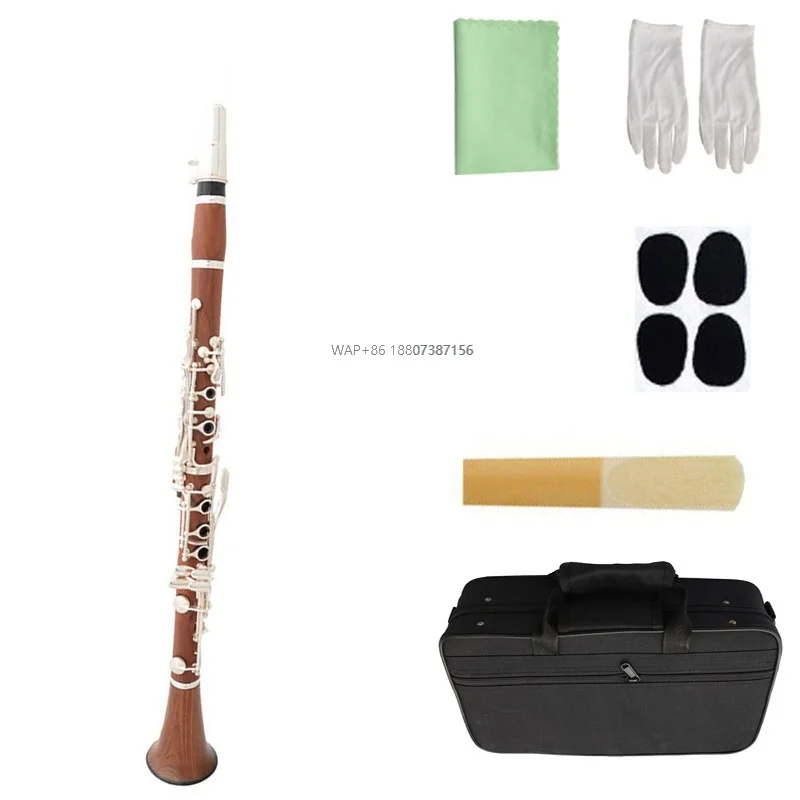 

Кларнет Bb для взрослых для начинающих, палисандр, духовой инструмент, готовый к выступлению