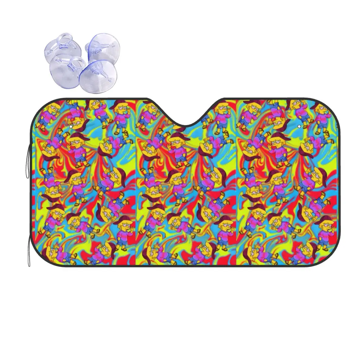 

Изготовленный на заказ солнцезащитный козырек на лобовое стекло Simpsons, складной автомобильный солнцезащитный козырек для автомобиля, грузовика, внедорожника, козырек