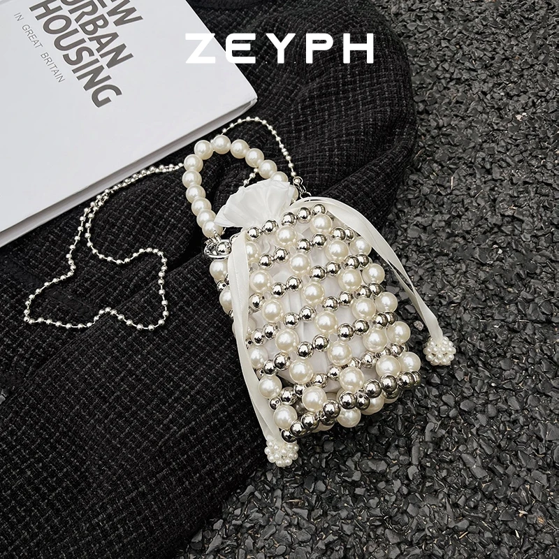 

Zeyph Simple And Delicate Drawstring Bucket Bags Handbag Bags Pearl Bags Women s Handbags Delicate Lipstick Packets Coin Purses