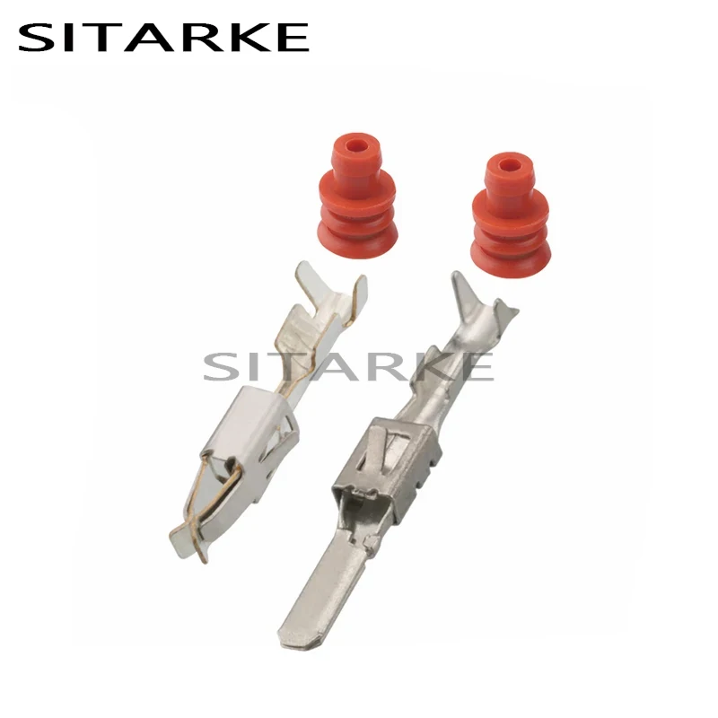 5 Sets 2 Pin 3.5 MM Car Waterproof Connector Female Male Sensor Plug ABS Pump Front Wheel Cable Connector 357973202 357973332