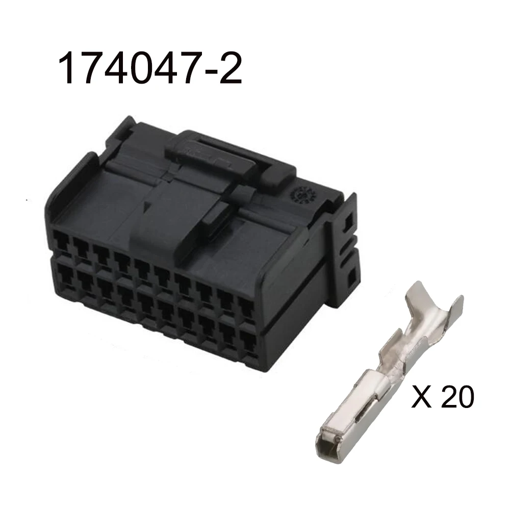 conector de cabo impermeavel automatico plugue automotivo soquete masculino famoso inclui selo terminal 20 pinos 100conjunto 1740472 01