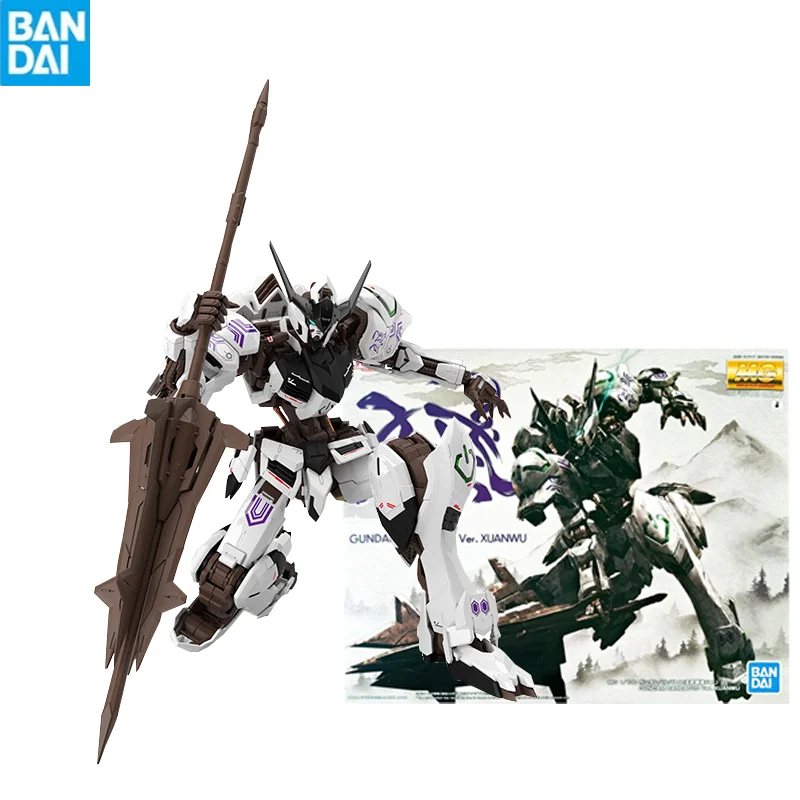 Bandai Gunpla Mg 1/100 Asw-G-08 Gundam Barbatos Ver Xuanwu Assembly Model High Quality Collectible Robot Kits Models Kids Gift