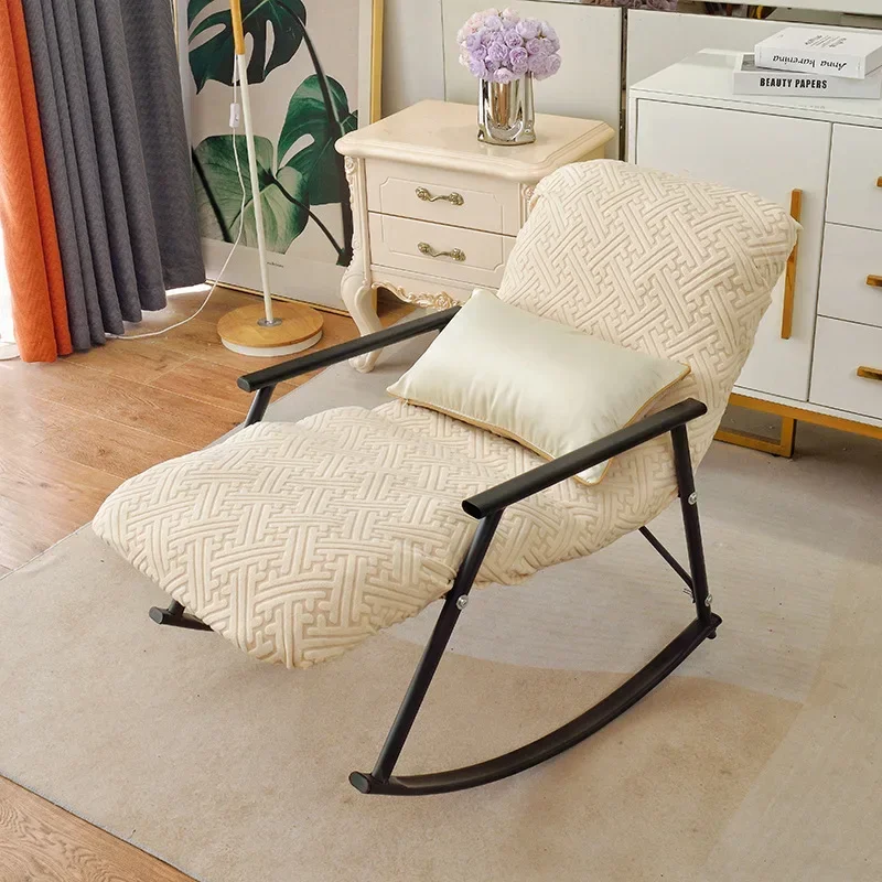 Universal Rocking Chair Dust Cover Solid Color Stretch Recliner Protective Case All-inclusive Cover(no Seat Chairs, no Cushions)