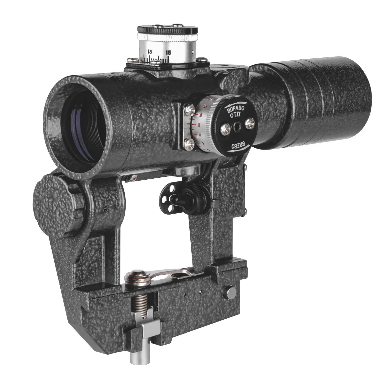 SVD 1x30 Tactical Hunting Riflescope Red Dot Sight With Side-Rail Mount For Airsoft Spotting Shooting Rifle AK47/74 Scope