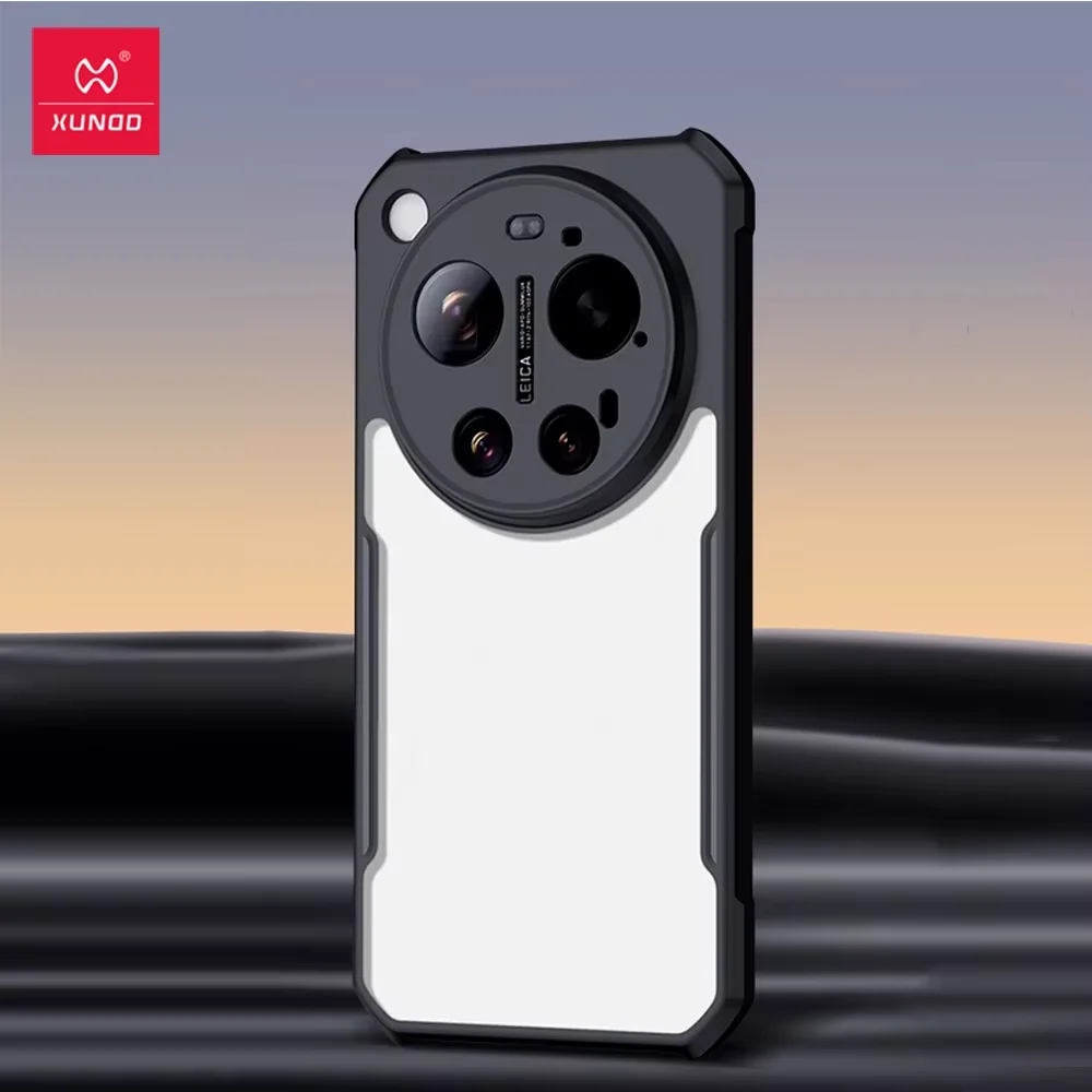 Etui na telefon Xundd do Xiaomi 17 Ultra z ochroną przed upadkiem dzięki poduszkom powietrznym, matowa powierzchnia, przezroczysta tylna obudowa, ochrona aparatu, funda — zdjęcie produktu 7