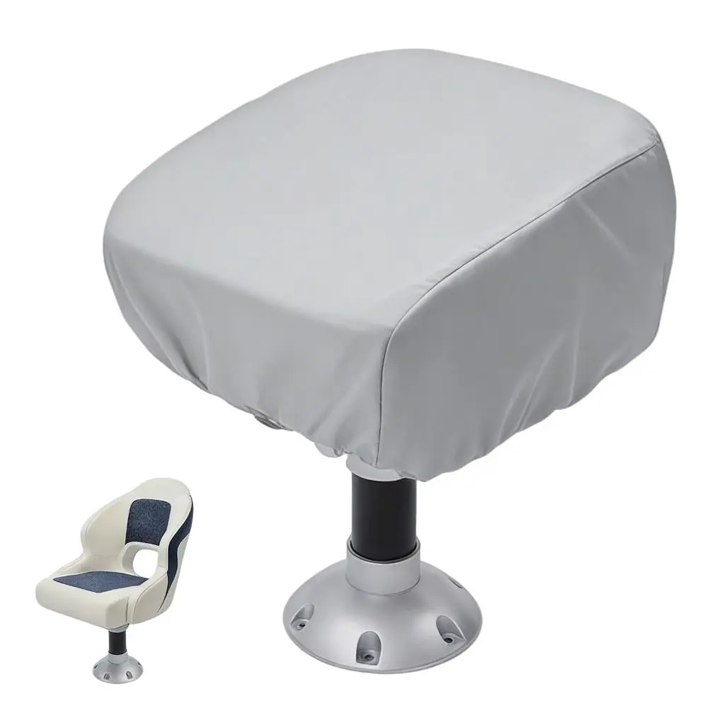 Folding Boat Seat Cover Waterproof Heavy Duty Floating Boat Chair Cover 210D Oxford Cloth Weather Resistant Fishing Chair Covers