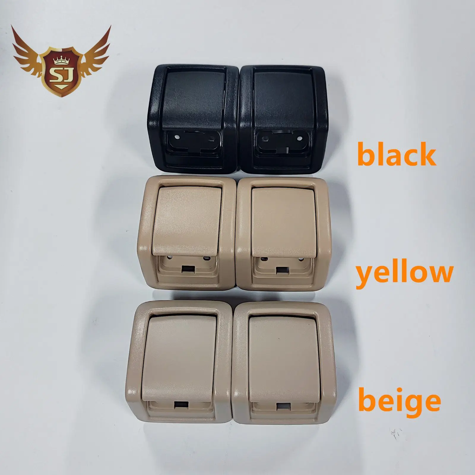 Black Beige Yellow Middle Rear Seat Backrest Handle Buckle Fold down Release Latch for Toyota Prado LC150 2010-2013