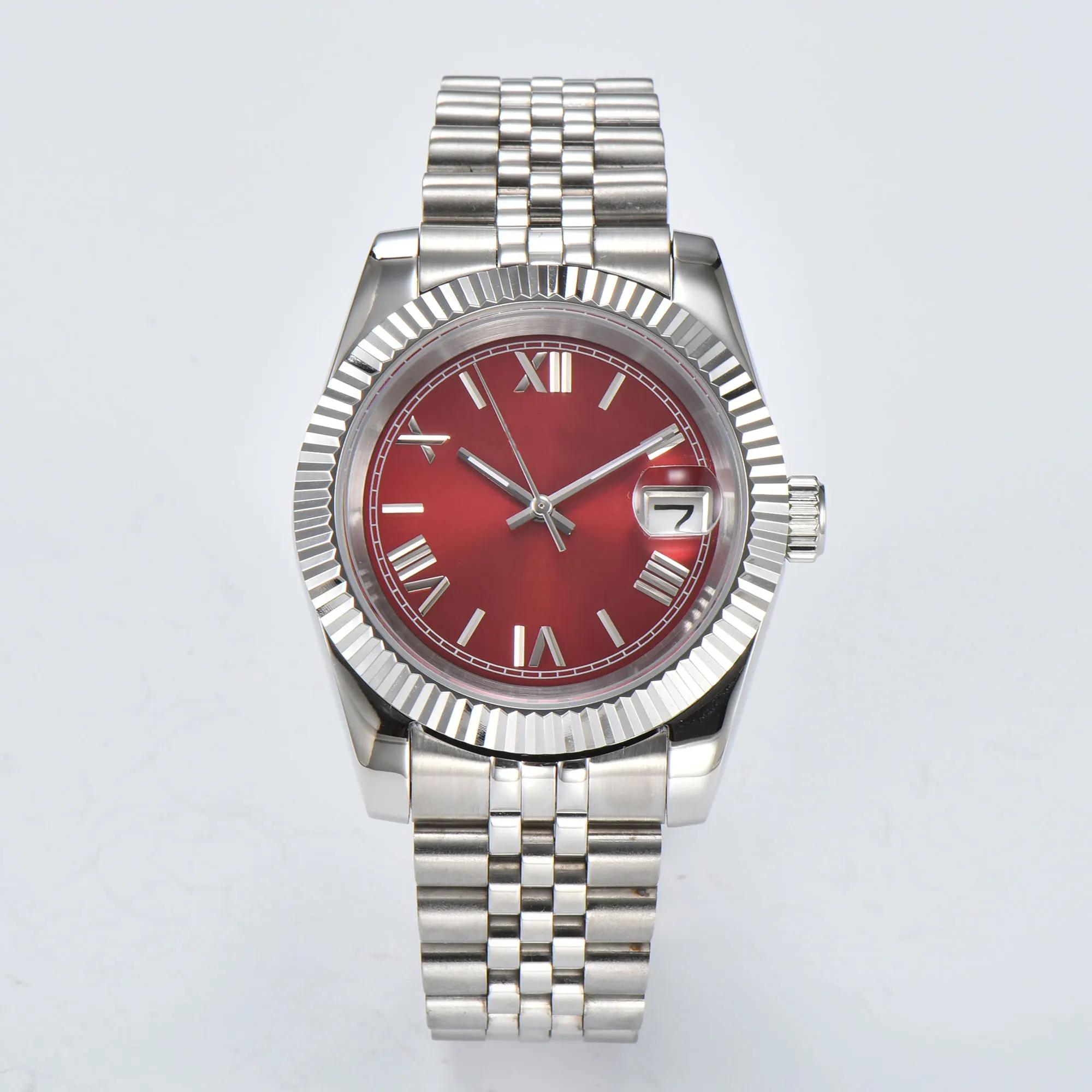 Estuche estéril NH35 para hombre, cristal de zafiro impermeable, adecuado para NH35/NH36/NH34 movem, 28,5mm, 36mm/40mm