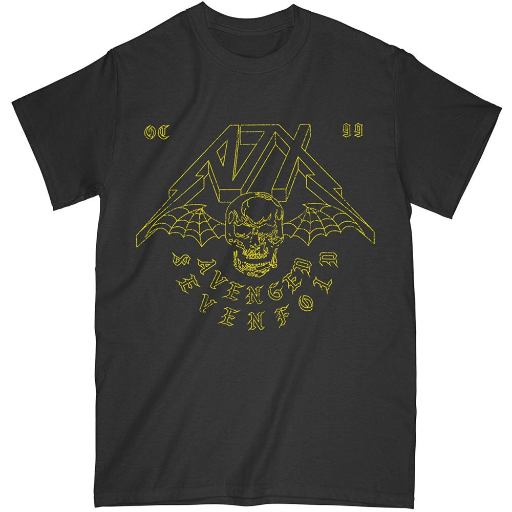 Repeating Nightmare Avenged Sevenfold Band T-Shirt Baumwolle Grafik-T-Shirt Herren Damen Sommer Streetwear – Detail 6