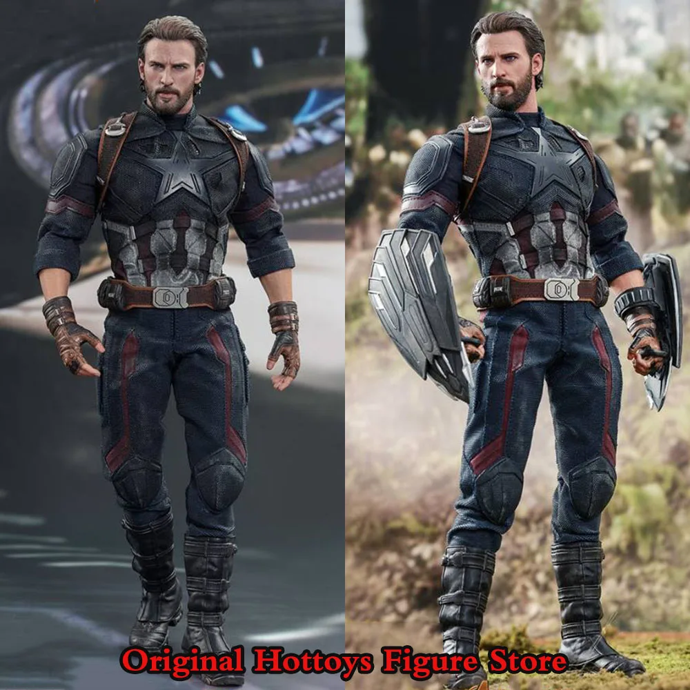 

HotToys HT MMS481 1/6 Soldier Captain America 6.0 Avengers Infinity War Movie Full Set 12-inch Action Figure Doll Fans Gifts