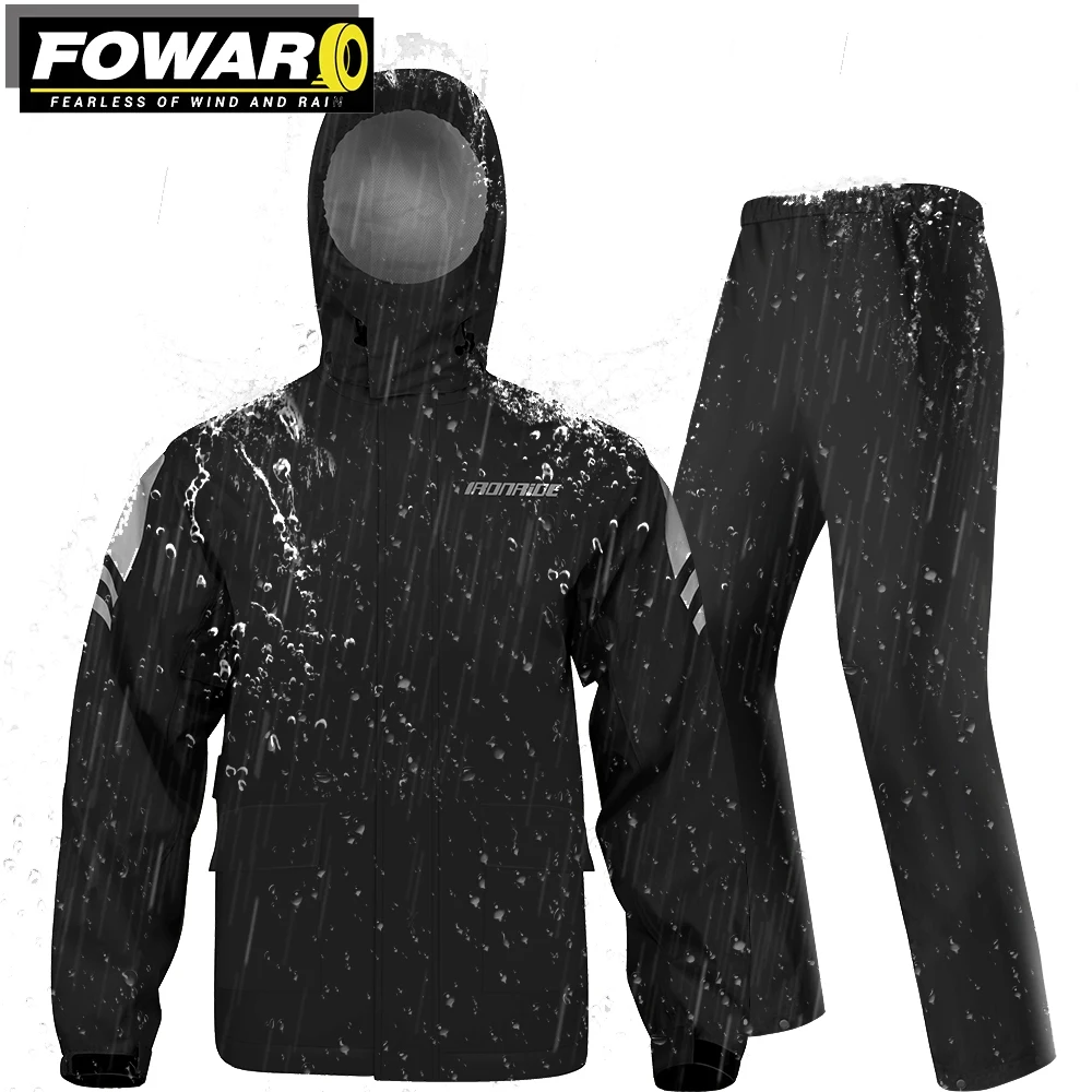 

Riding Waterproof Sunproof Scooter Moto Reflective Raincoat Motorcycle Raincoat Suit Outdoor Riding Motorcycle Raincoat