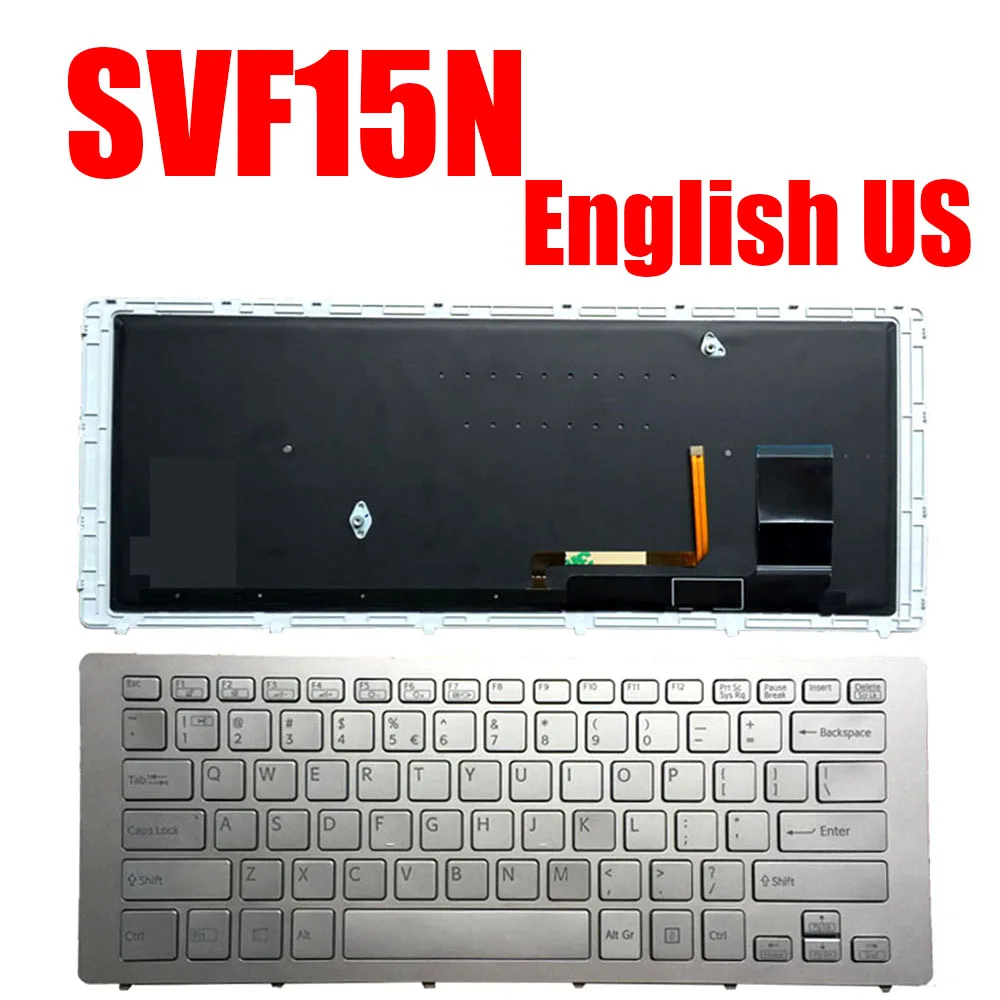 

Laptop Keyboard For SONY SVF15N 149265321USX 149264921US 149265321USX 149265311US 149265891USX 149265931RU English US New